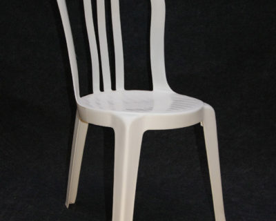 White dining chair