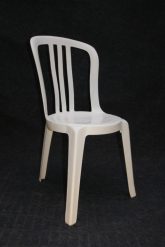 White dining chair