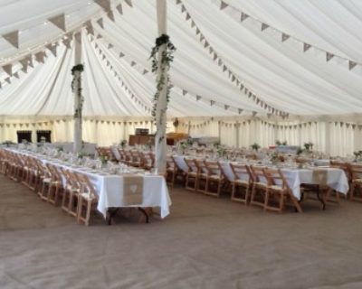 coir style carpet in vintage marquee