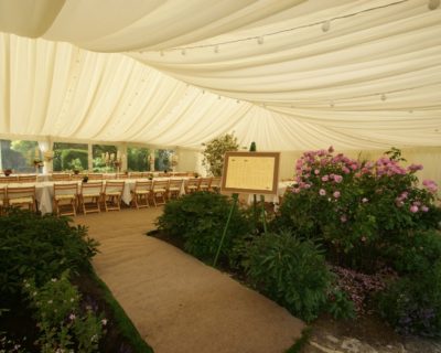 marquee-with-flower-beds-inside