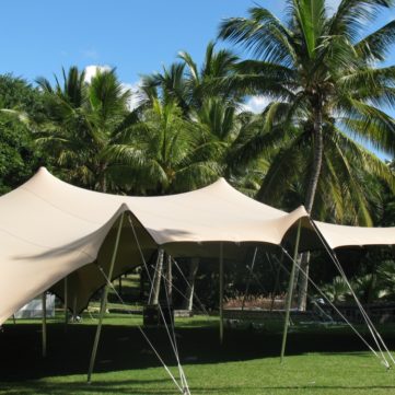 South West Marquees - Bedouin Stretch Tent in fawn