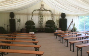 Wedding marquee