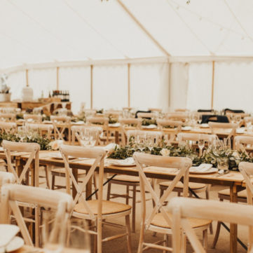 Limewash crossback chairs