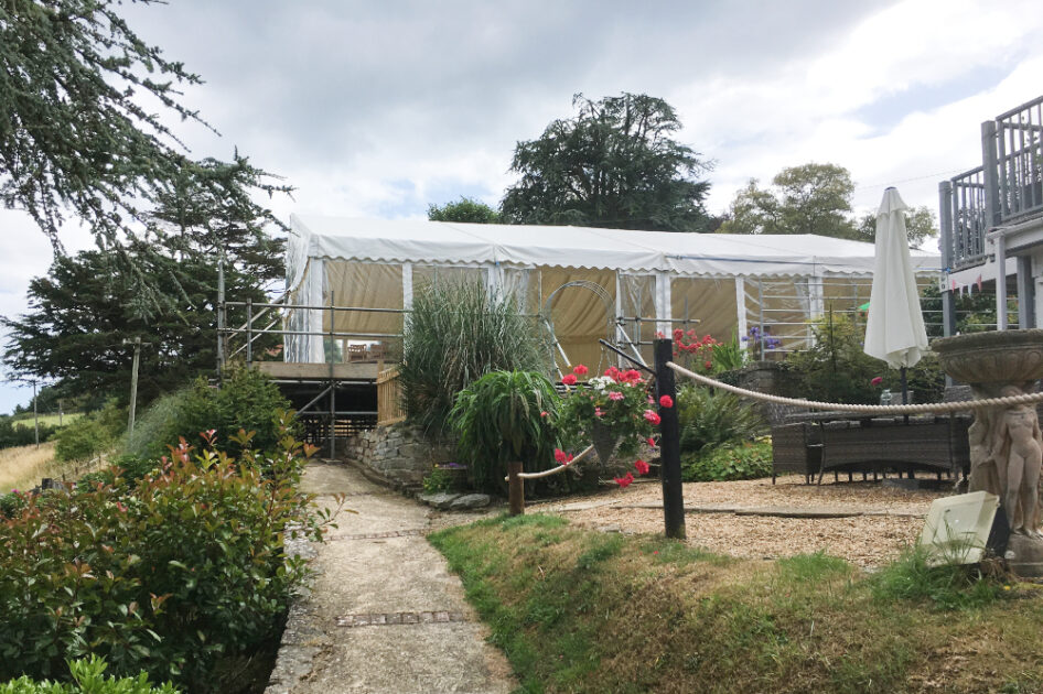 Side View Of The Marquee - Seaton Beach