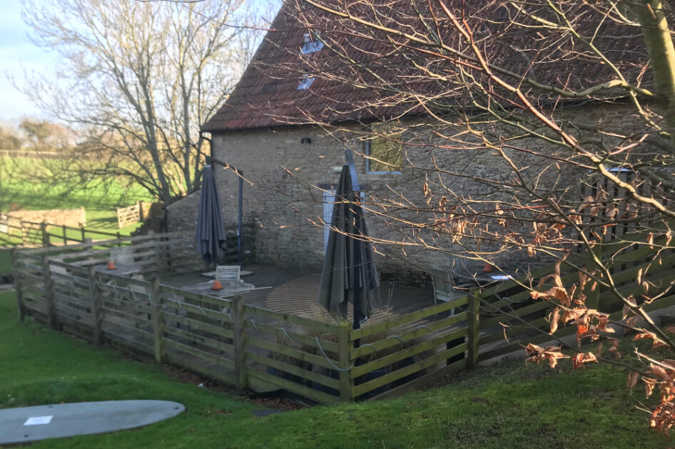 Wick Farm Garden View Showing Decking