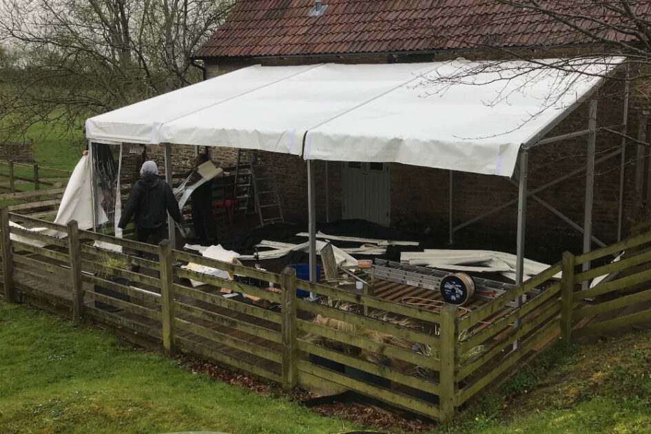 Decking Marquee Assembly