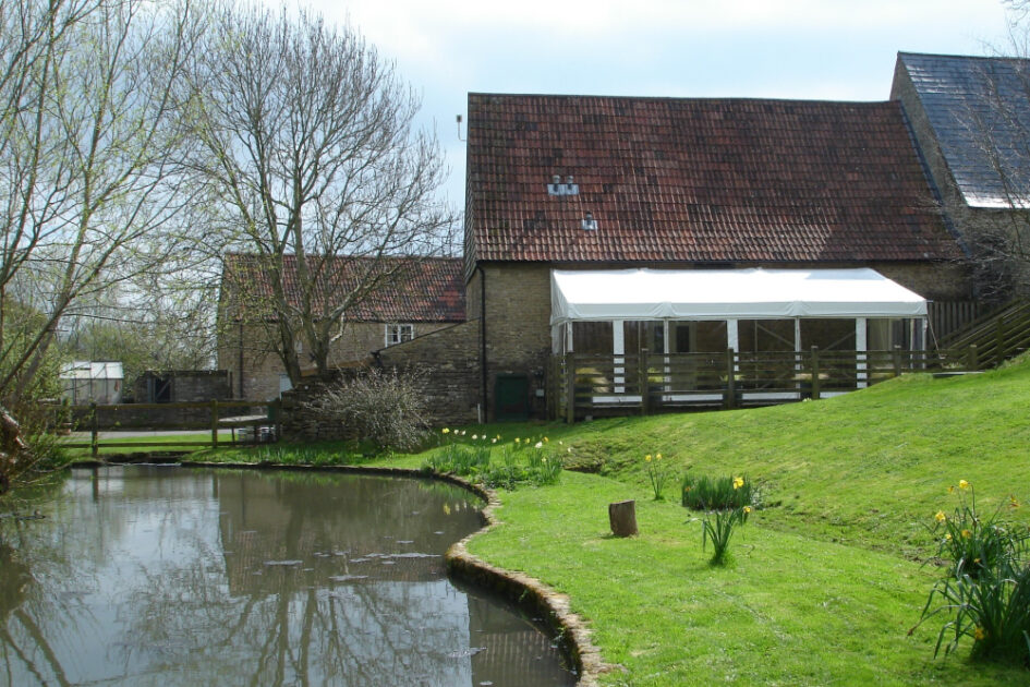 Scenic View of Decking Marquee