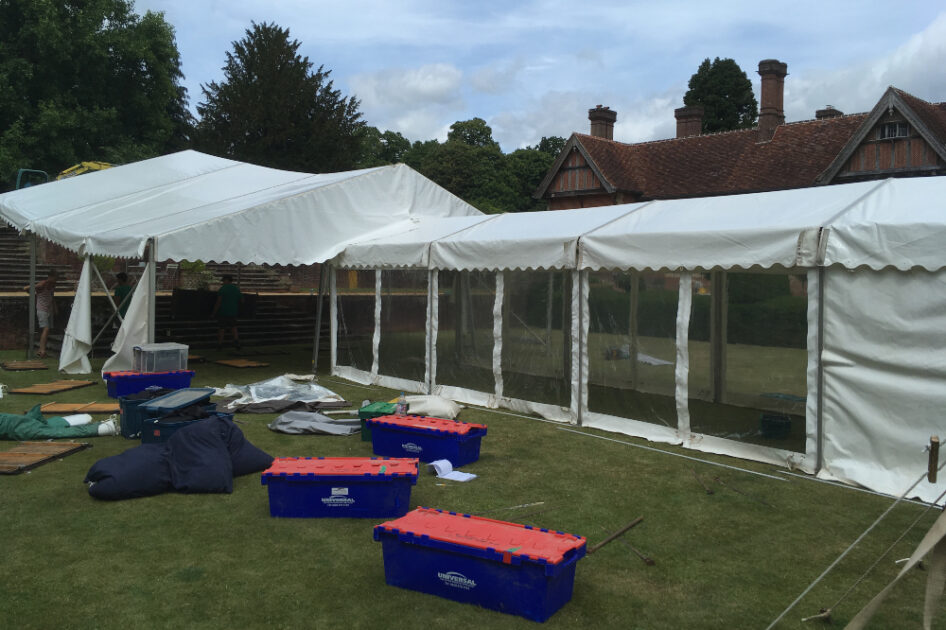 Setting Up The Marquee