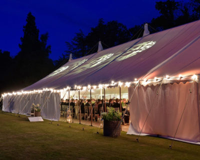 Beautiful View Of The Marquee At Night