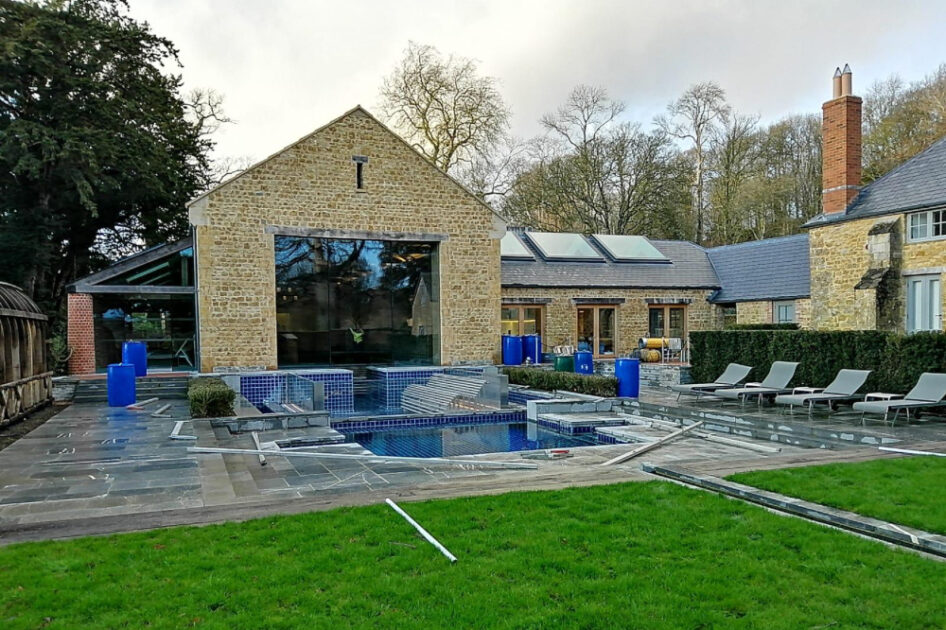 A View Of A Swimming Pool