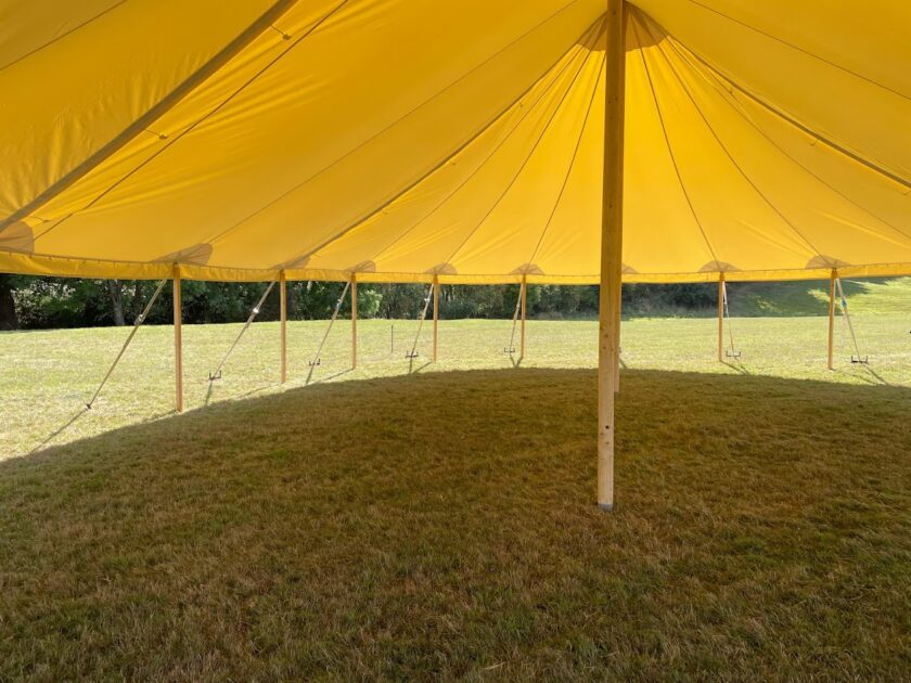 Sailcloth marquee South West Marquees