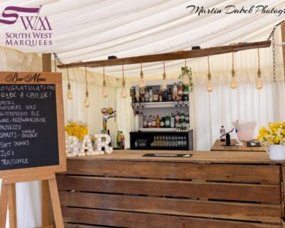 rustic bar for wedding-min