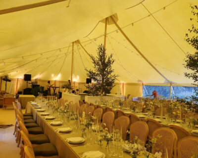 sailcloth interior wedding