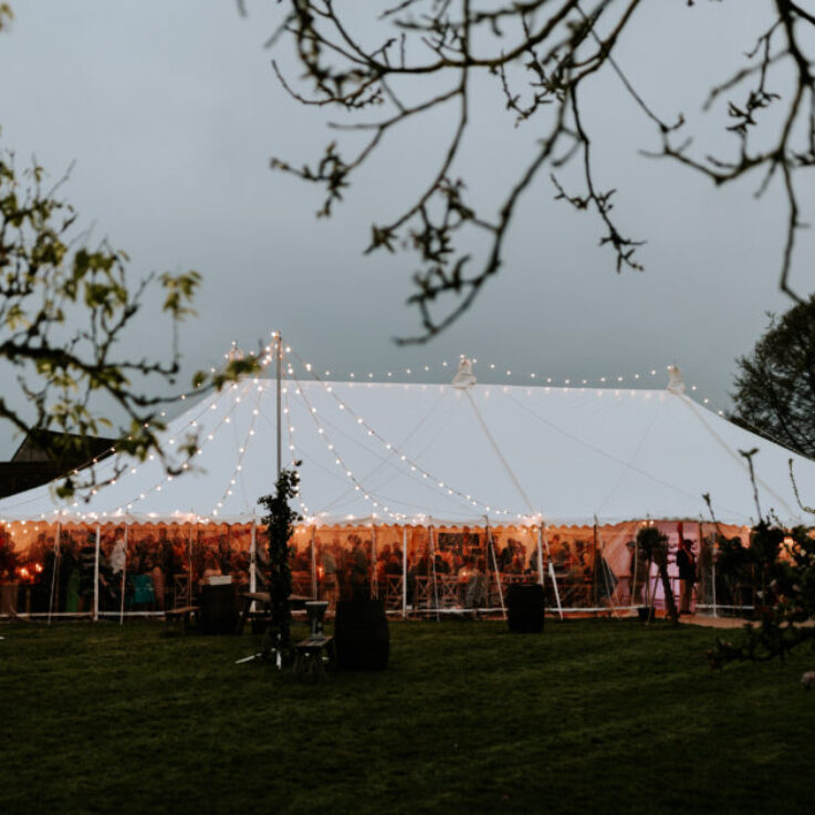 Traditional Marquee 12m x 24m With Panoramic Windows