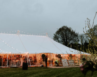 Traditional Marquee Exterior Festoons