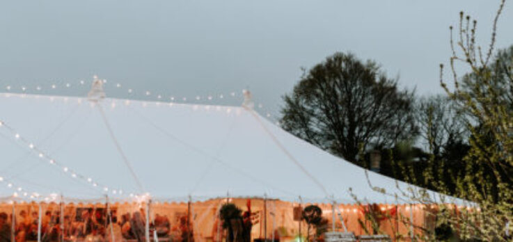 Traditional Marquee Exterior Festoons