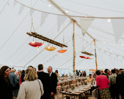 Wedding marquee Interior