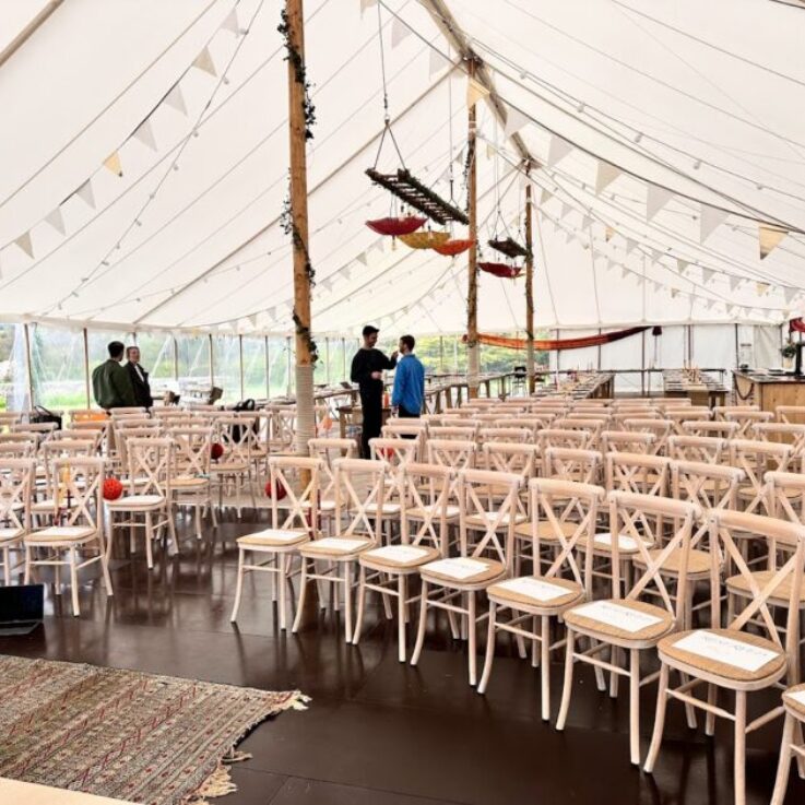 Wedding ceremony seating