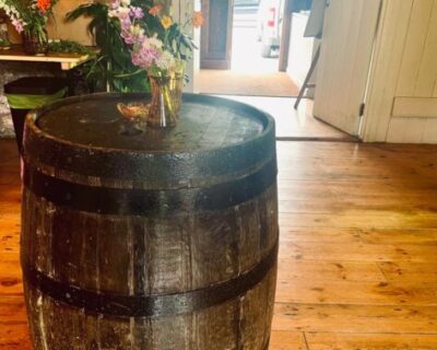 Oak Barell table
