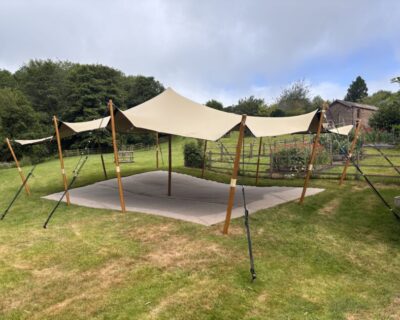10.5m x7m all sides up with Coir Carpet 2