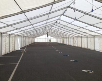 12m Frame with Grey Carpet