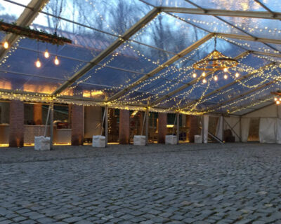 Frame 12m Cartwheel lighting and fairy lights